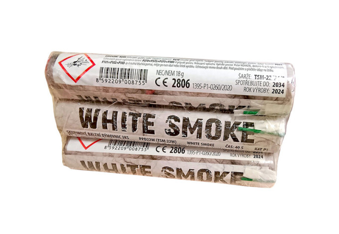 BIELA DYMOVNICA WHITE SMOKE 3 KS