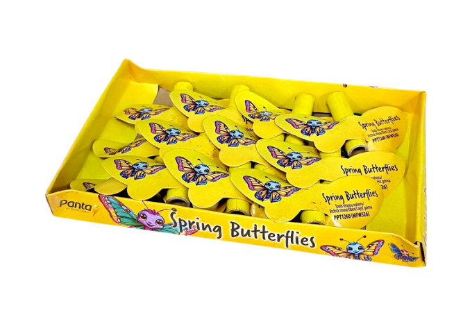 SPRING BUTTERFLIES 12 KS 
