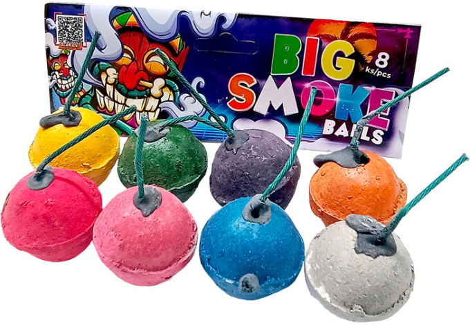 DÝMOVNIČKY BIG SMOKE BALLS 8 KS