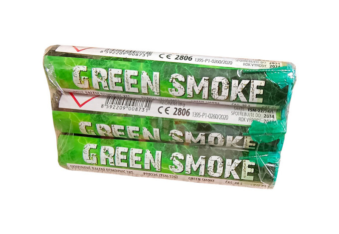 ZELENÁ DYMOVNICA GREEN SMOKE 3 KS