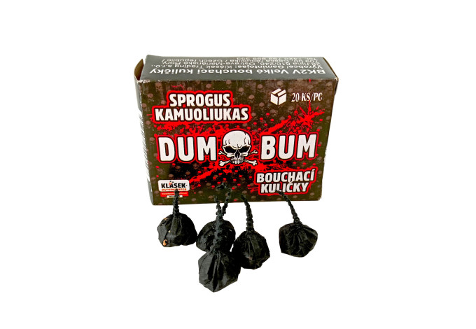 DUMBUM VELKÉ BOUCHACÍ KULIĆKY 20 KS DUMBUM VELKÉ BOUCHACÍ KULIĆKY 20 KS