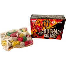 PEKELNÉ BÚCHACIE GULIČKY 50 KS PEKELNÉ BÚCHACIE GULIČKY 50 KS