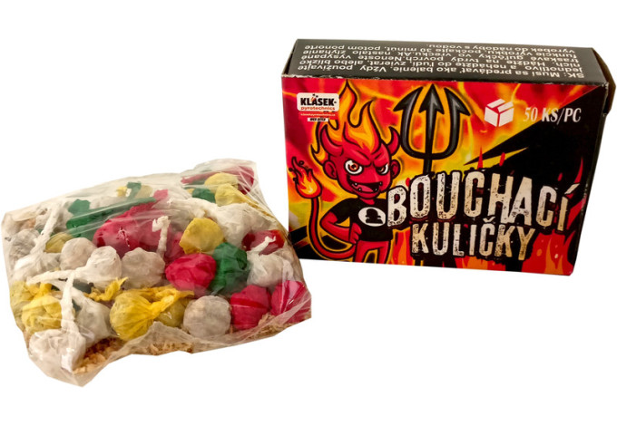 PEKELNÉ BÚCHACIE GULIČKY 50 KS