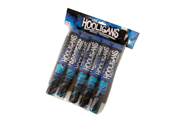 DYMOVÁ POCHODEŇ HOOLIGANS MODRÁ 5 KS