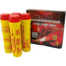 SIGNÁLNA POCHODEŇ ČERVENÁ 4 KS SIGNÁLNA POCHODEŇ ČERVENÁ 4 KS